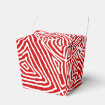 Padrão de Impressões Rabiscadas Vermelhas