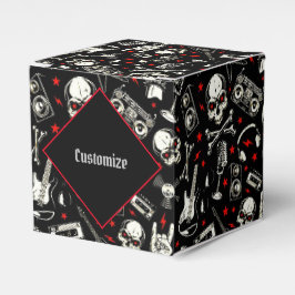 Caixinha De Lembrancinhas Padrão de metal pesado retrô personalizado