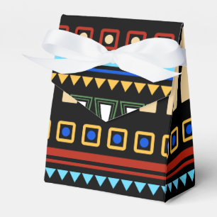 Caixinha De Lembrancinhas Padrão de ornamentos africanos