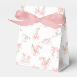 Caixinha De Lembrancinhas Padrão de Sapatos Coquette 