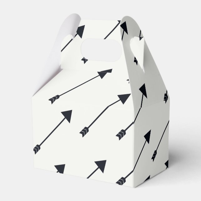 Caixinha De Lembrancinhas Padrão de Seta (Frente)