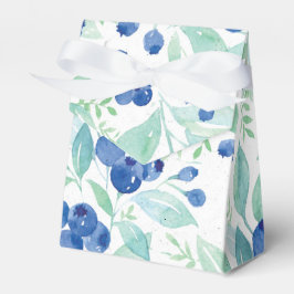 Caixinha De Lembrancinhas Padrão de Verão Rustic Blueberry Berry