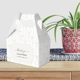 Caixinha De Lembrancinhas Padrão do Arco branco da rico Watercolor