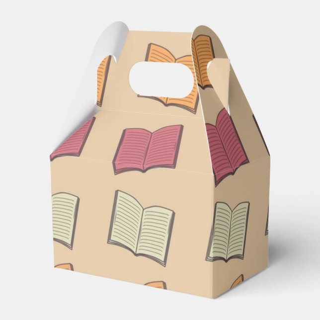 Caixinha De Lembrancinhas Padrão do livro (Frente)