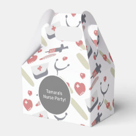 Caixinha De Lembrancinhas Padrão do Médico Festa de formatura