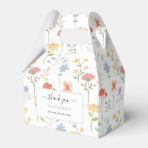 Padrão Floral de Flores Silvestres em Aquarela