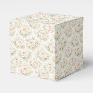 Caixinha De Lembrancinhas Padrão Floral Nupcial