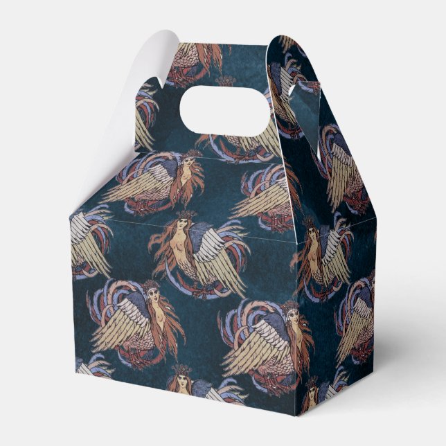 Caixinha De Lembrancinhas Padrão grego Siren Odyssey (Frente)