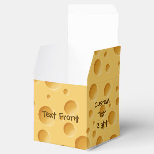 Caixinha De Lembrancinhas Padrão suíço de queijo