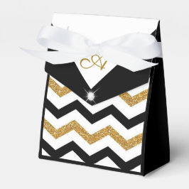 Caixinha De Lembrancinhas Padrão Zig Zag Elegante