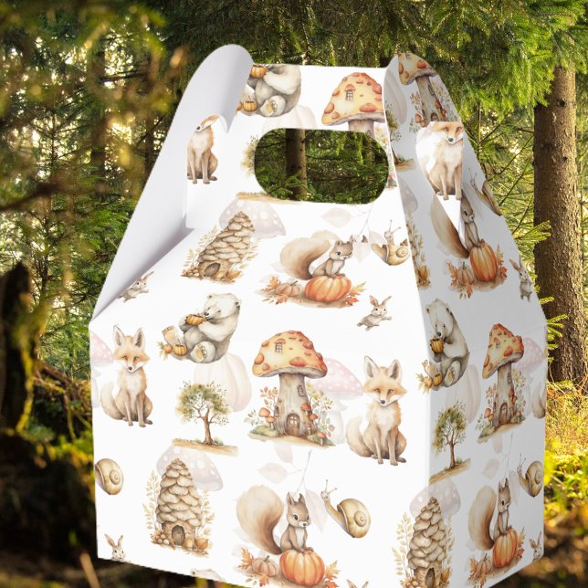 Caixinha De Lembrancinhas Padrões Animais De Pavimentação De Fadas Cegas (Criador carregado)