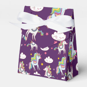 Caixinha De Lembrancinhas Padrões do Cavalo Mágico Funny Unicorn