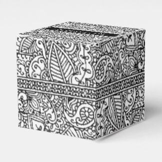 Caixinha De Lembrancinhas Paisley Passion - Preto (Henna)