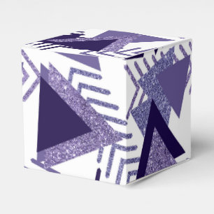 Caixinha De Lembrancinhas Paixão Roxo legal Padrão de forma de Abstrato