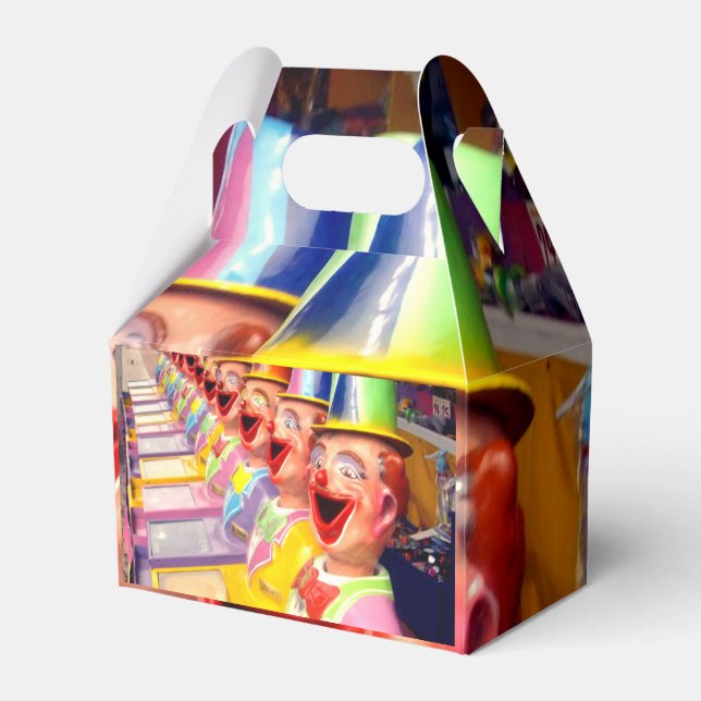 Caixinha De Lembrancinhas Palhaços Felizes, (Frente)