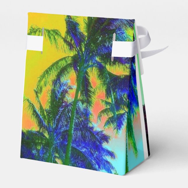 Caixinha De Lembrancinhas Palm Havaiano (Verso)
