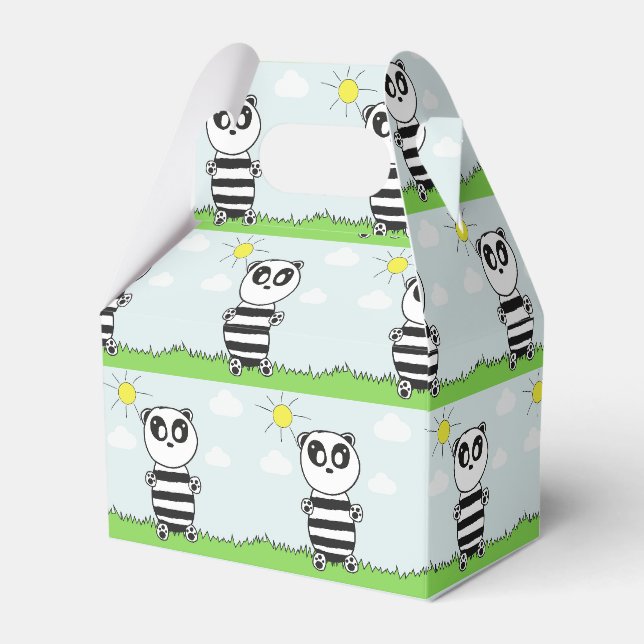 Caixinha De Lembrancinhas Panda Crianças (Frente)