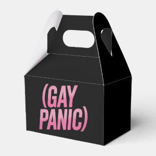 Caixinha De Lembrancinhas Pânico Gay Protesto LGBTQ Orgulho