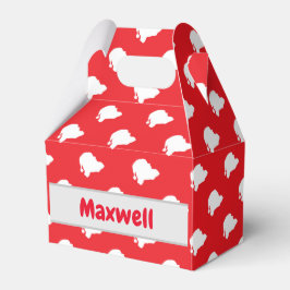 Caixinha De Lembrancinhas Papai Noel em vermelho