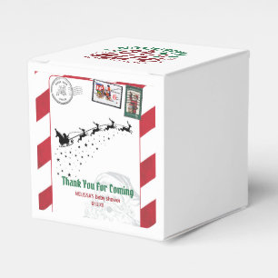 Caixinha De Lembrancinhas Papai noel - Letra Marcada Naughn Ou Nice