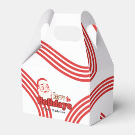 Caixinha De Lembrancinhas Papai Noel safado retrô