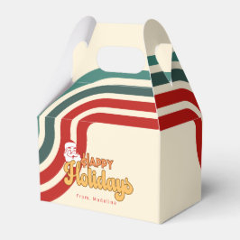 Caixinha De Lembrancinhas Papai Noel safado retrô