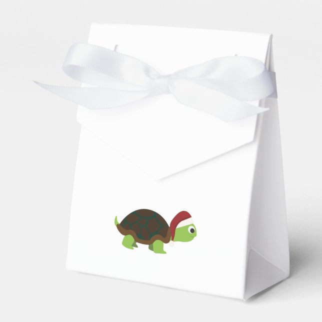 Caixinha De Lembrancinhas Papai noel Turtle (Frente)
