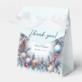 Caixinha De Lembrancinhas Papais noeis Chá de fraldas de inverno de Natal