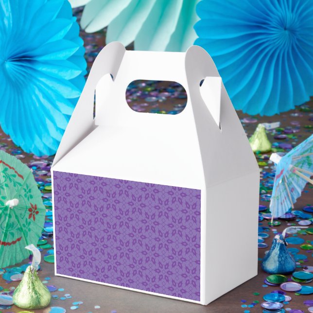 Caixinha De Lembrancinhas Papel branco de embrulho com padrão repetitivo de (Festa)