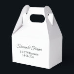 Caixinha De Lembrancinhas Para sempre & para sempre adicionar nome do casal<br><div class="desc">Para amantes como nós</div>