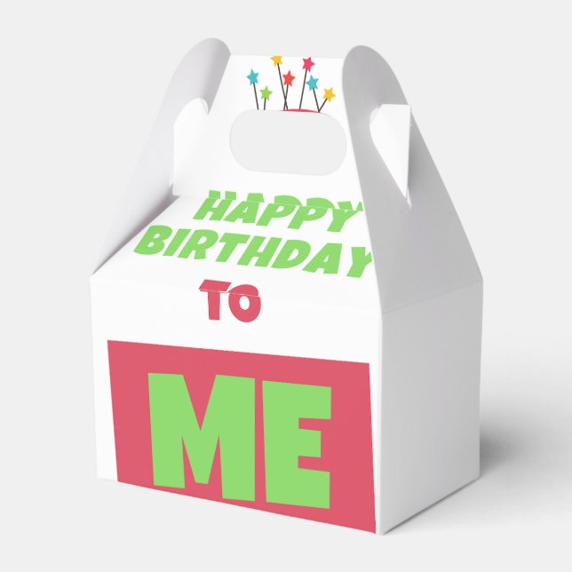 Caixinha De Lembrancinhas Parabéns! (Verso)