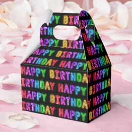 Caixinha De Lembrancinhas Parabéns Padrão