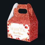 Caixinha De Lembrancinhas Parabéns pelo casamento<br><div class="desc">"Caixas de Favor Elegantemente Criadas para a Celebração do seu Nikah"</div>