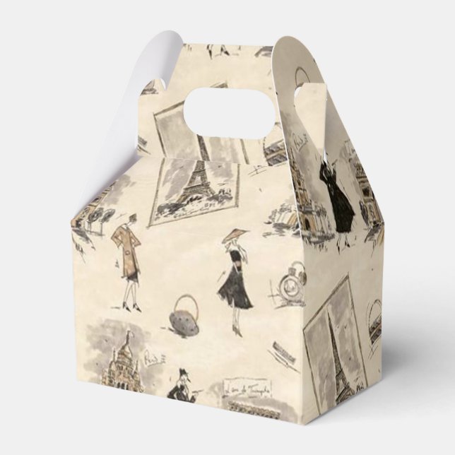 Caixinha De Lembrancinhas Paris Sights 1 (Frente)