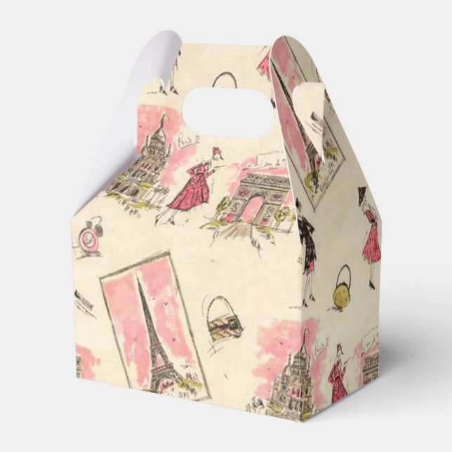 Caixinha De Lembrancinhas Paris Sights 2 (Frente)