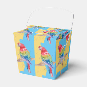 Caixinha De Lembrancinhas Parrot Bird Childs Boys Birthday Cake Favor Box