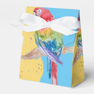 Caixinha De Lembrancinhas Parrot Bird Childs Boys Birthday Cake Favor Box