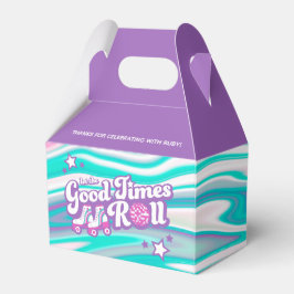 Caixinha De Lembrancinhas Parte do Disco do Cilindro do Groovy Retro