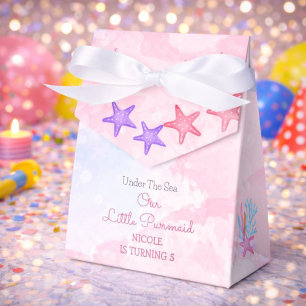 Caixinha De Lembrancinhas Parteira de gato e sereia