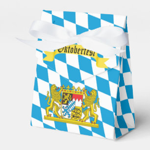 Caixinha De Lembrancinhas Partido bávaro colorido de Oktoberfest da bandeir