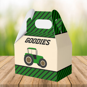 Caixinha De Lembrancinhas Partido de aniversário de criança verde do trato