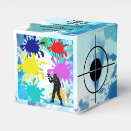 Caixinha De Lembrancinhas Partido Paintball