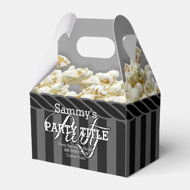 Caixinha De Lembrancinhas Partido Personalizado do Dia Pirata (Frente)