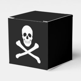 Caixinha De Lembrancinhas Partido Pirata (Caveira e Crossbones) (Jolly Roger