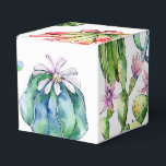 Caixinha De Lembrancinhas Partido Succult<br><div class="desc">Cactus inspirou caixas de favores.</div>