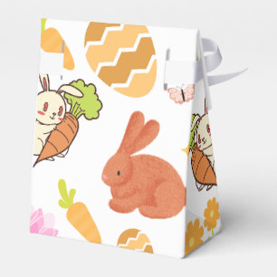 Caixinha De Lembrancinhas Páscoa Coelhinha Obrigado Festa de aniversário Fav