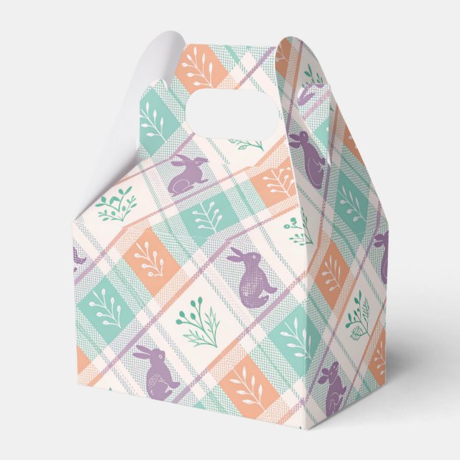 Caixinha De Lembrancinhas Páscoa da Xadrez verificada (Verso)