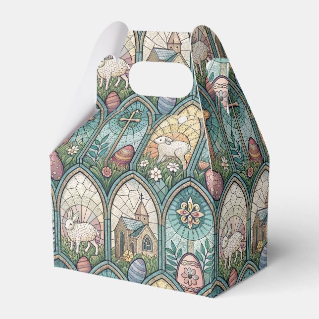 Caixinha De Lembrancinhas Páscoa religiosa (Frente)