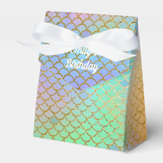 Caixinha De Lembrancinhas Pastel Brilhante Personalizado de Festa de anivers