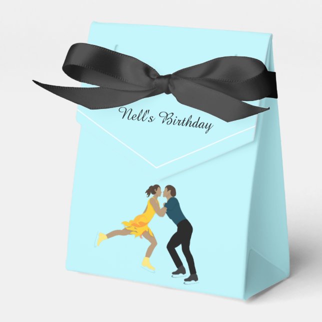 Caixinha De Lembrancinhas Patinação de Figura (Frente)